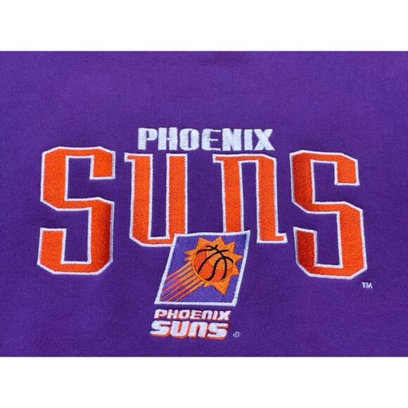 Phoenix Suns Vintage Logo Athletic Crewneck Sweatshirt Size Medium See Measure - Picture 2 of 7
